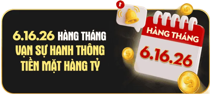 Thưởng nạp tiền hàng ngày và hoàn trả không giới hạn